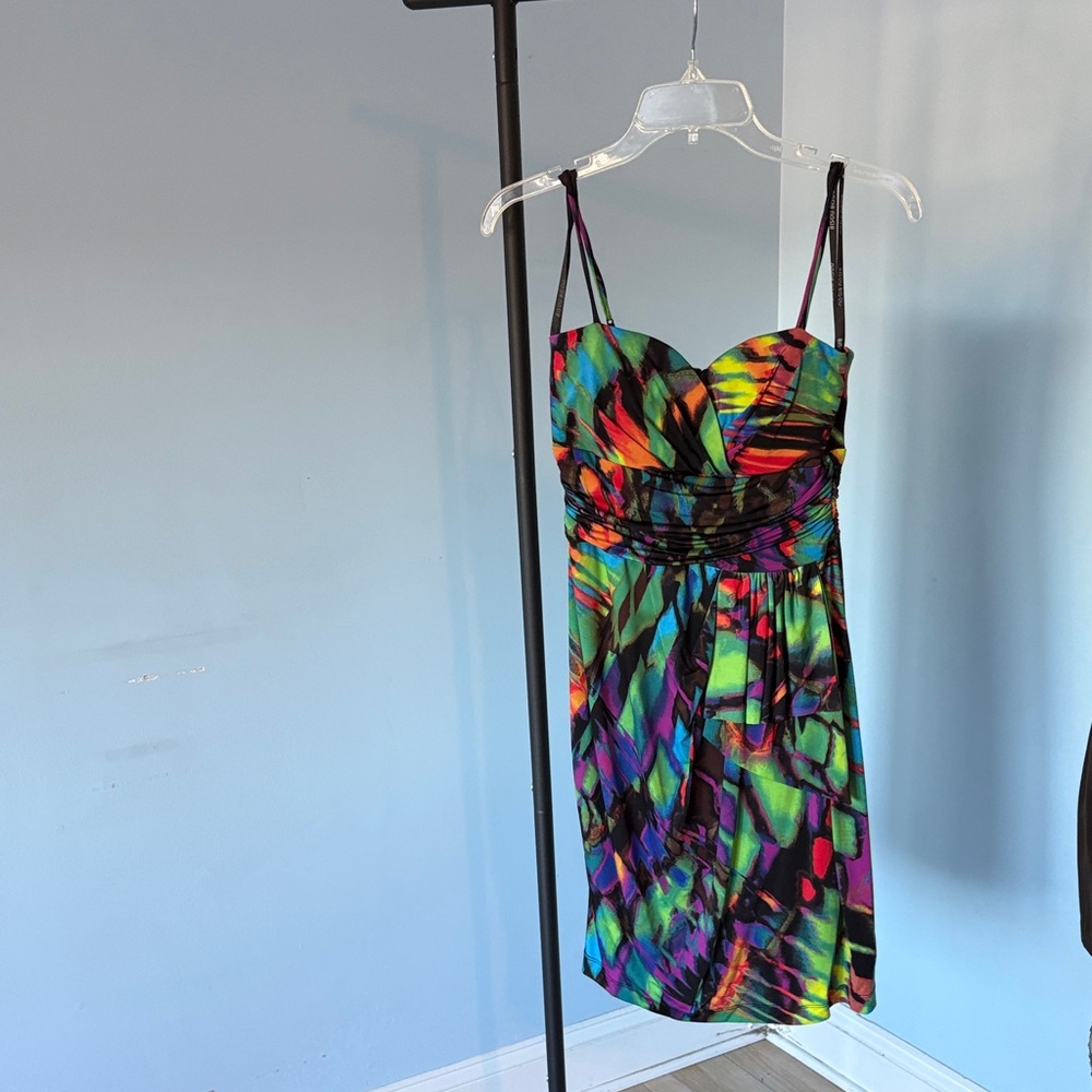 Bisou Bisou Multicolor Mini Dress